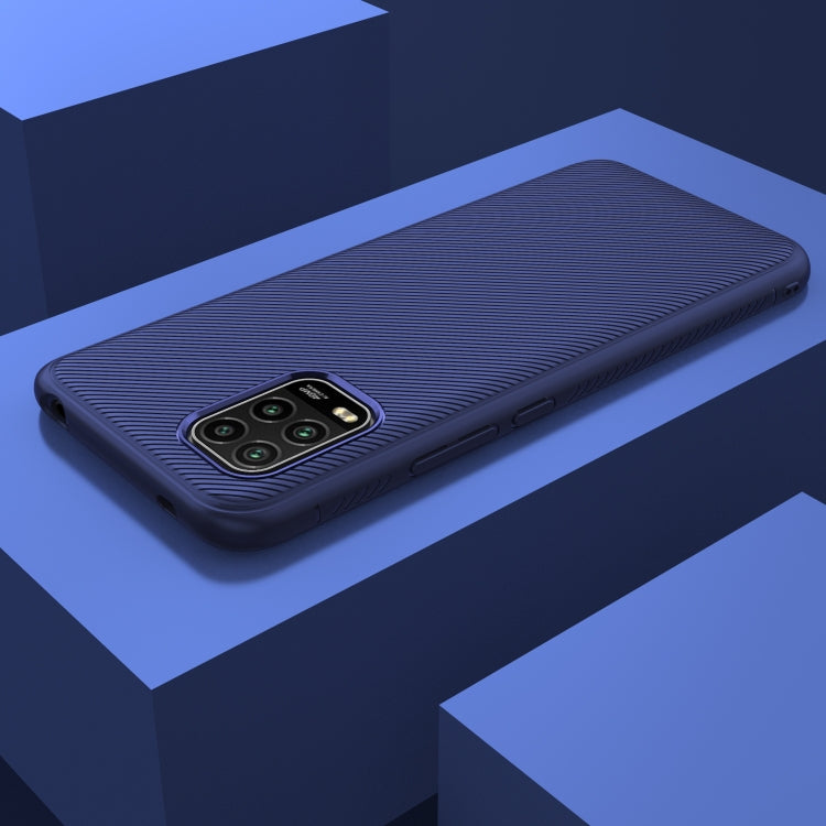 For Xiaomi Mi 10 Lite Lenuo Leshen Series Stripe Texture TPU Case