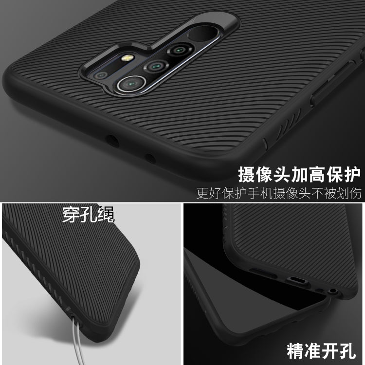 For Xiaomi Redmi 9 Lenuo Leshen Series Stripe Texture TPU Case