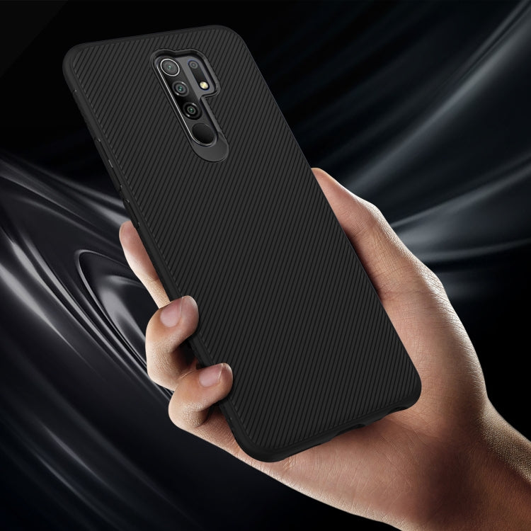 For Xiaomi Redmi 9 Lenuo Leshen Series Stripe Texture TPU Case