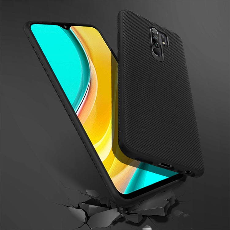 For Xiaomi Redmi 9 Lenuo Leshen Series Stripe Texture TPU Case