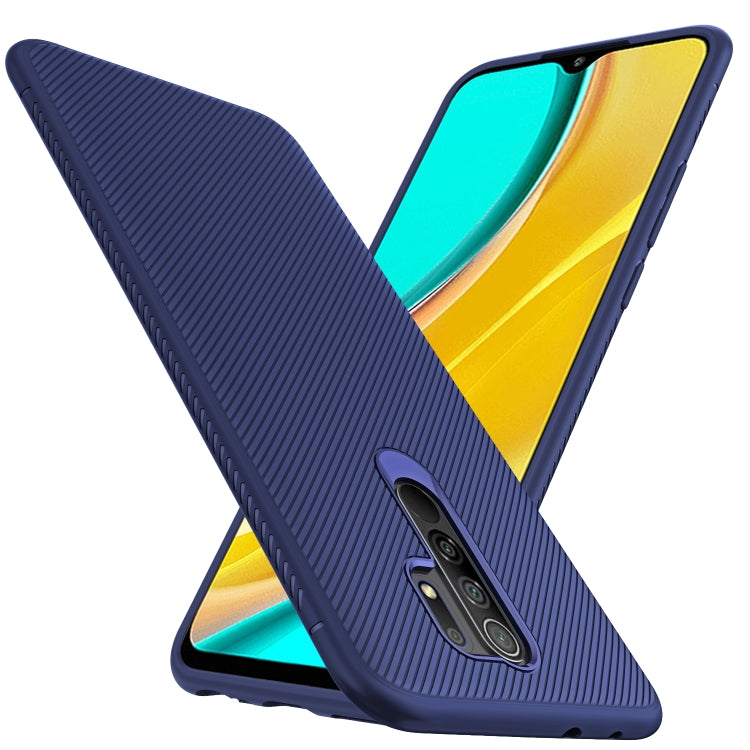 For Xiaomi Redmi 9 Lenuo Leshen Series Stripe Texture TPU Case