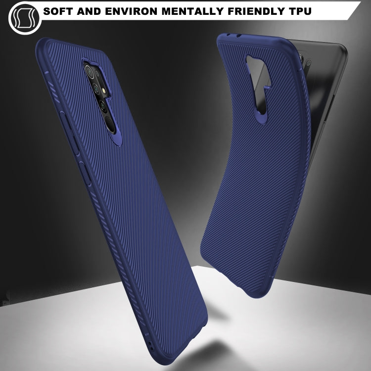For Xiaomi Redmi 9 Lenuo Leshen Series Stripe Texture TPU Case