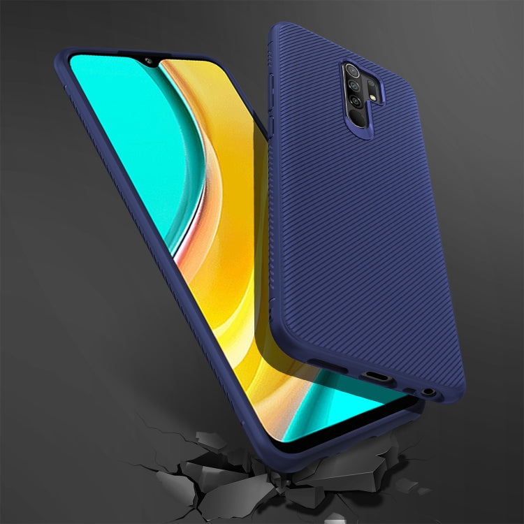 For Xiaomi Redmi 9 Lenuo Leshen Series Stripe Texture TPU Case