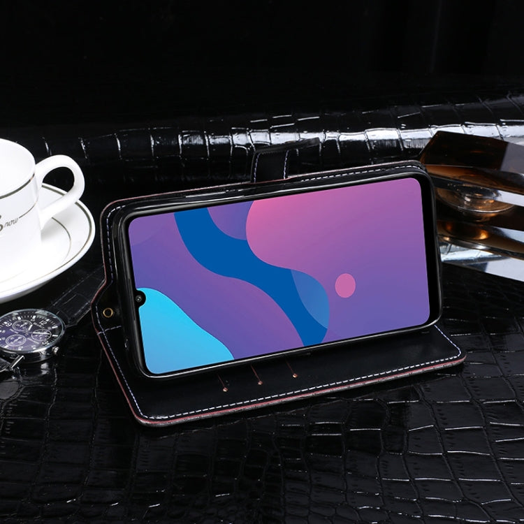For Huawei Honor 9A idewei Crocodile Texture Horizontal Flip Leather Case with Holder & Card Slots & Wallet