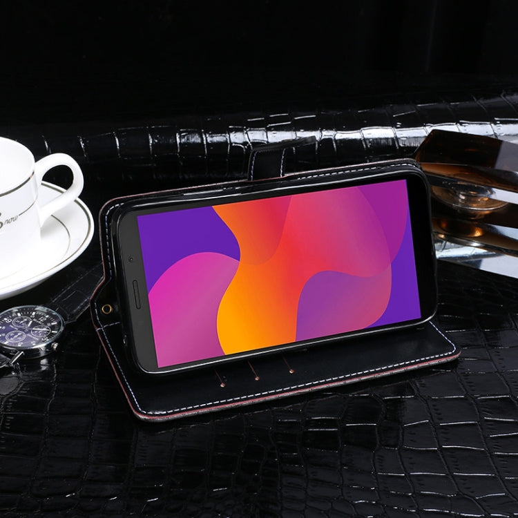 For Huawei Honor 9S idewei Crocodile Texture Horizontal Flip Leather Case with Holder & Card Slots & Wallet