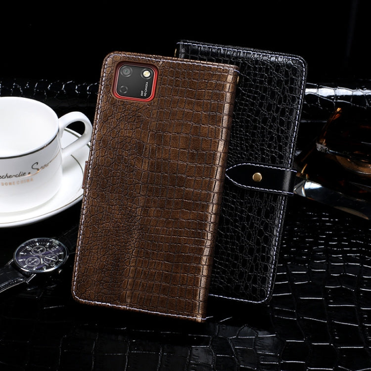 For Huawei Honor 9S idewei Crocodile Texture Horizontal Flip Leather Case with Holder & Card Slots & Wallet