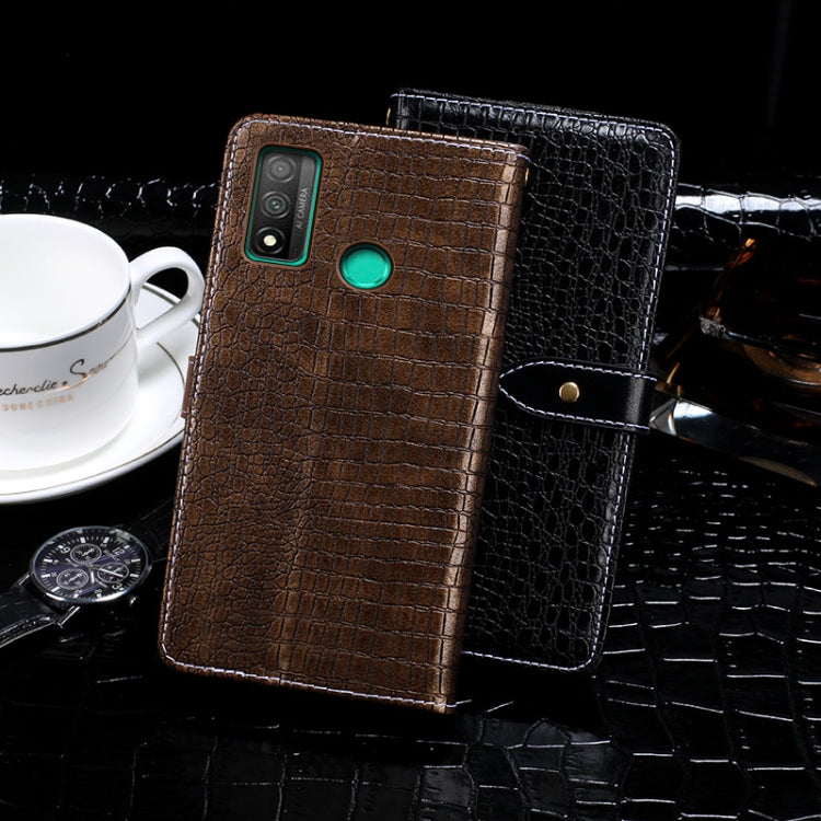 For Huawei P Smart 2020 idewei Crocodile Texture Horizontal Flip Leather Case with Holder & Card Slots & Wallet