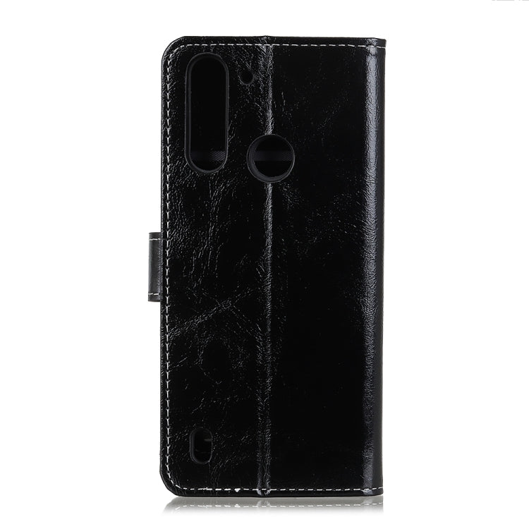 For Motorola Moto One Fusion Retro Crazy Horse Texture Horizontal Flip Leather Case with Holder & Card Slots & Photo Frame & Wallet