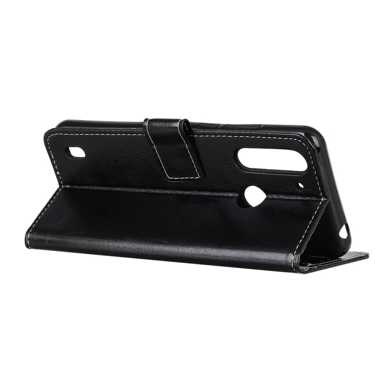 For Motorola Moto One Fusion Retro Crazy Horse Texture Horizontal Flip Leather Case with Holder & Card Slots & Photo Frame & Wallet