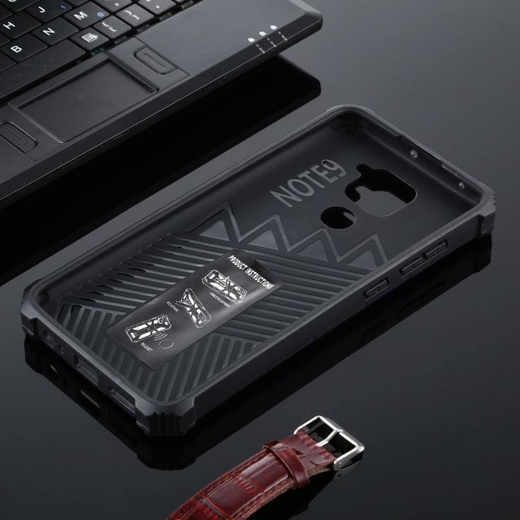 For Xiaomi Redmi Note 9 Shockproof TPU + PC Magnetic Protective Case with Holder