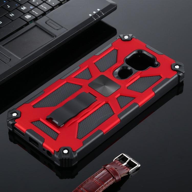 For Xiaomi Redmi Note 9 Shockproof TPU + PC Magnetic Protective Case with Holder