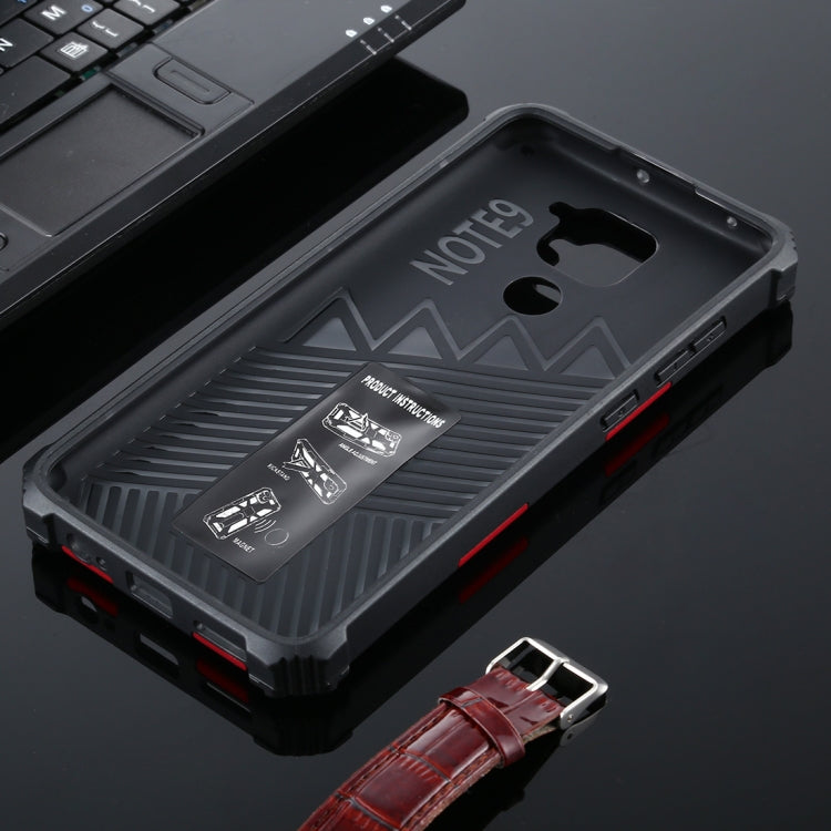For Xiaomi Redmi Note 9 Shockproof TPU + PC Magnetic Protective Case with Holder