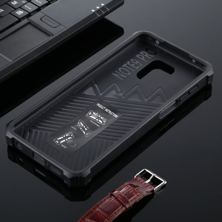 For Xiaomi Redmi Note 9s / Note 9 Pro Shockproof TPU + PC Magnetic Protective Case with Holder