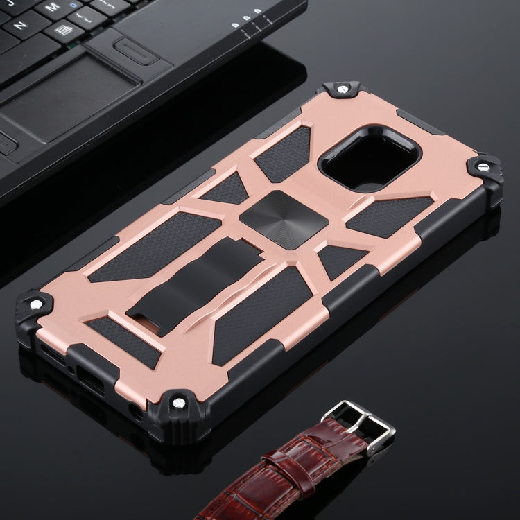 For Xiaomi Redmi Note 9s / Note 9 Pro Shockproof TPU + PC Magnetic Protective Case with Holder