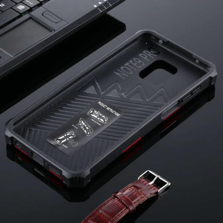 For Xiaomi Redmi Note 9s / Note 9 Pro Shockproof TPU + PC Magnetic Protective Case with Holder