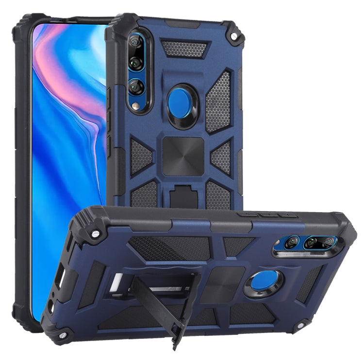 For Huawei Y9 Prime (2019) Shockproof TPU + PC Magnetic Protective Case with Holder