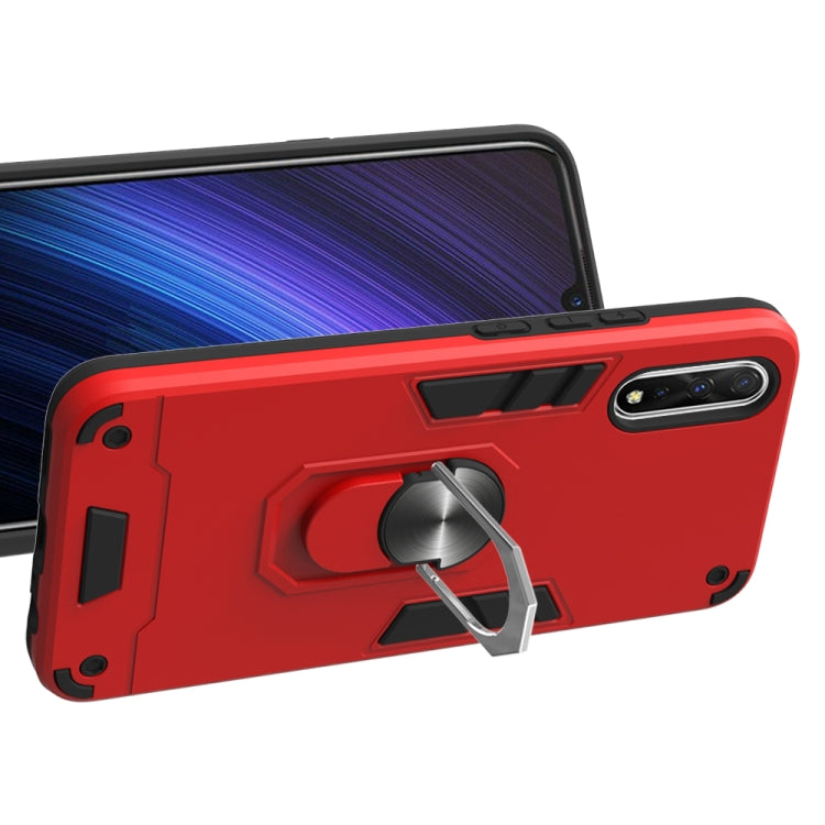 For vivo iQOO Neo / S1 2 in 1 Armour Series PC + TPU Protective Case with Ring Holder