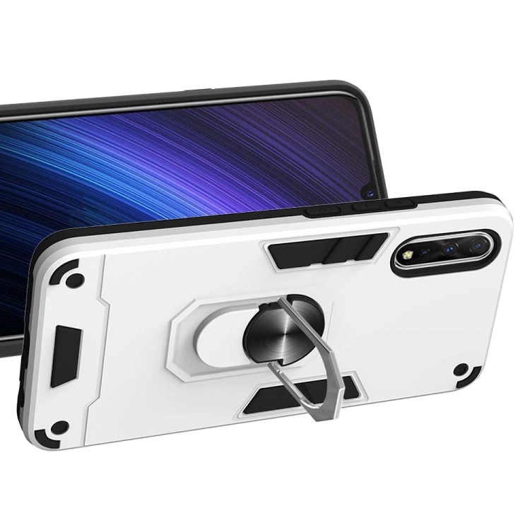 For vivo iQOO Neo / S1 2 in 1 Armour Series PC + TPU Protective Case with Ring Holder