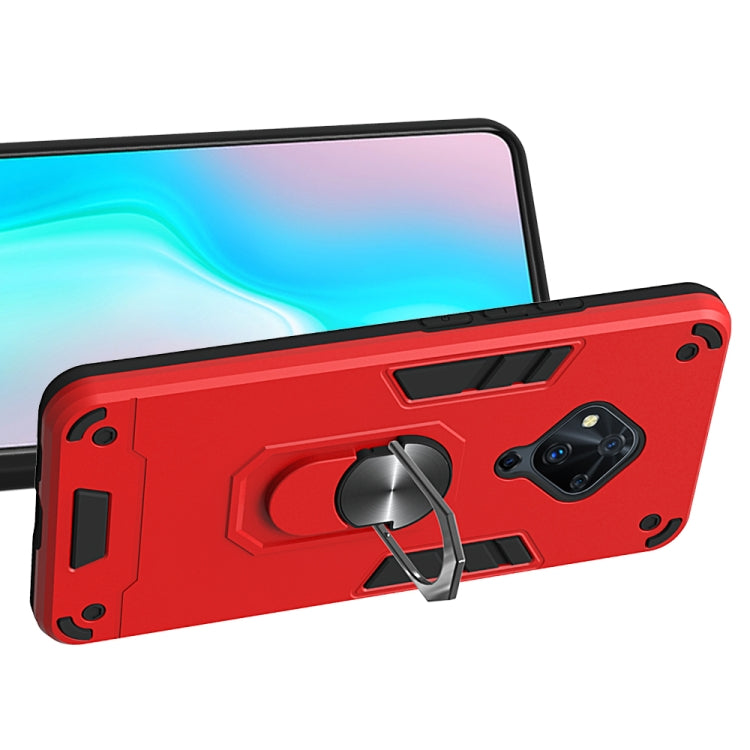 For vivo S5 2 in 1 Armour Series PC + TPU Protective Case with Ring Holder