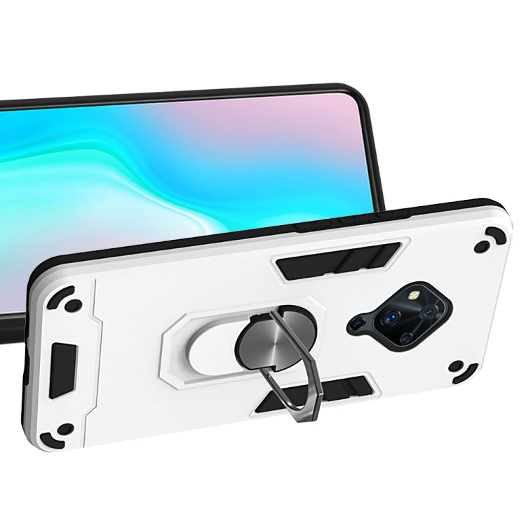 For vivo S5 2 in 1 Armour Series PC + TPU Protective Case with Ring Holder