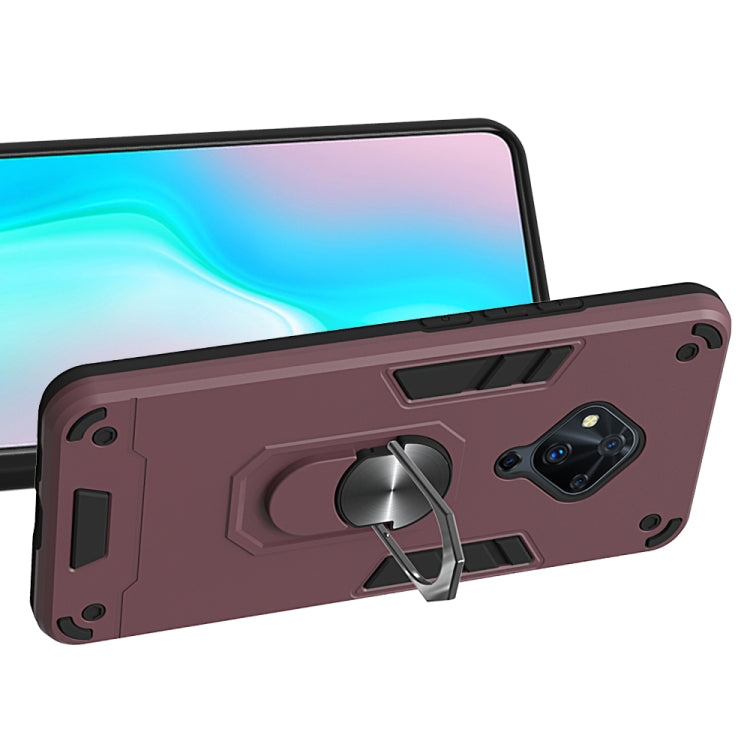 For vivo S5 2 in 1 Armour Series PC + TPU Protective Case with Ring Holder