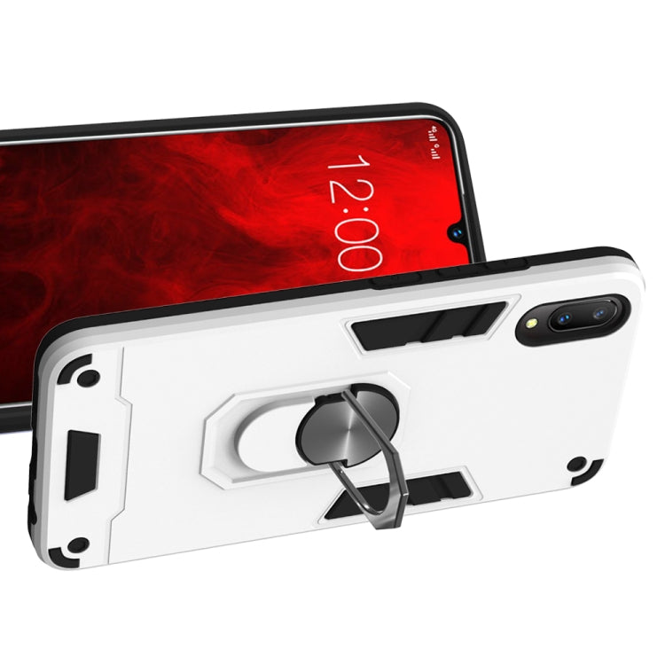 For vivo V11 / V11 Pro 2 in 1 Armour Series PC + TPU Protective Case with Ring Holder