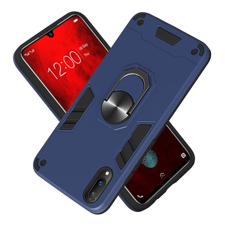 For vivo V11 / V11 Pro 2 in 1 Armour Series PC + TPU Protective Case with Ring Holder