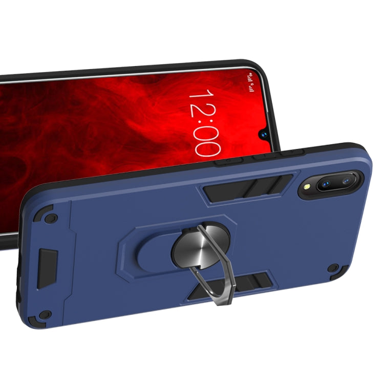 For vivo V11 / V11 Pro 2 in 1 Armour Series PC + TPU Protective Case with Ring Holder