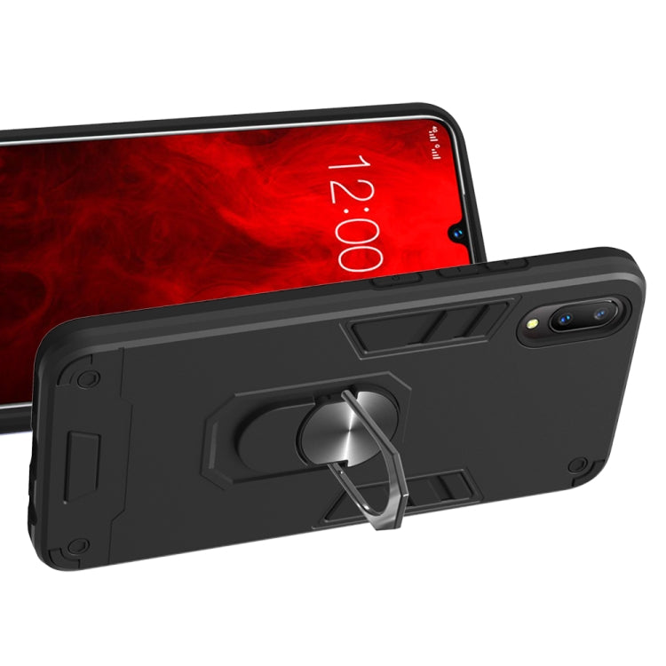 For vivo V11 / V11 Pro 2 in 1 Armour Series PC + TPU Protective Case with Ring Holder