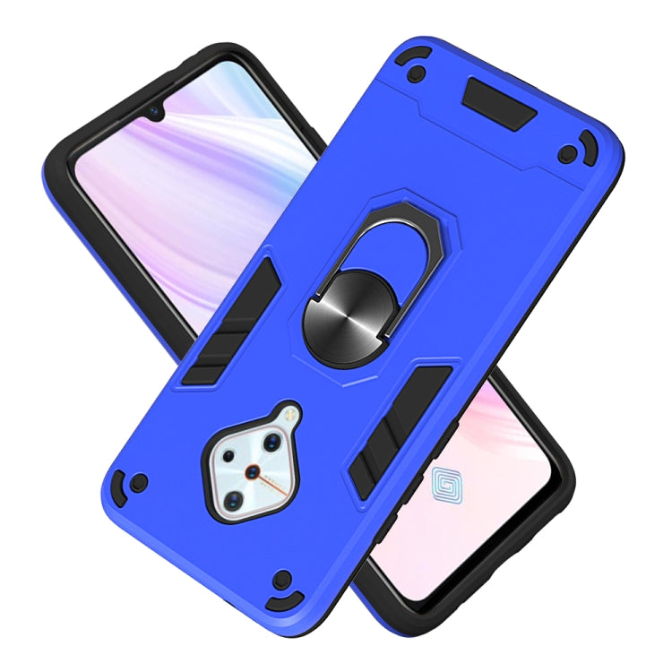 For vivo V17(Russia Version) / Y9s / S1 Pro 2 in 1 Armour Series PC + TPU Protective Case with Ring Holder