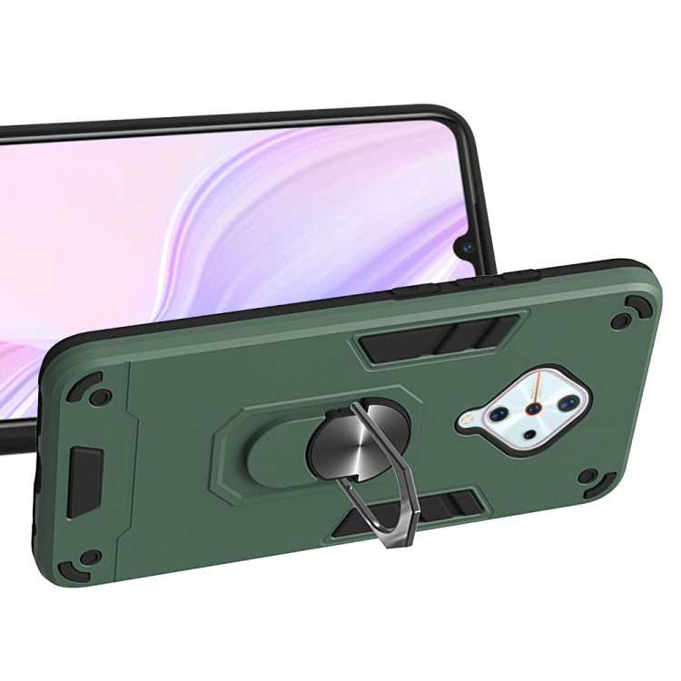 For vivo V17(Russia Version) / Y9s / S1 Pro 2 in 1 Armour Series PC + TPU Protective Case with Ring Holder