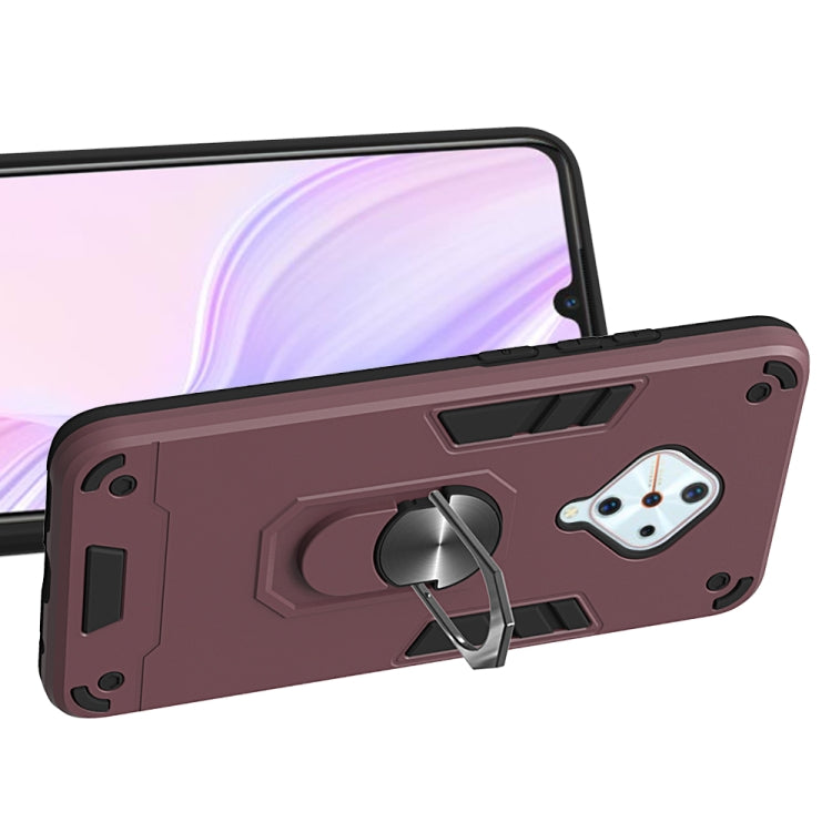 For vivo V17(Russia Version) / Y9s / S1 Pro 2 in 1 Armour Series PC + TPU Protective Case with Ring Holder