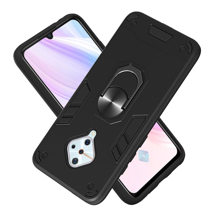 For vivo V17(Russia Version) / Y9s / S1 Pro 2 in 1 Armour Series PC + TPU Protective Case with Ring Holder