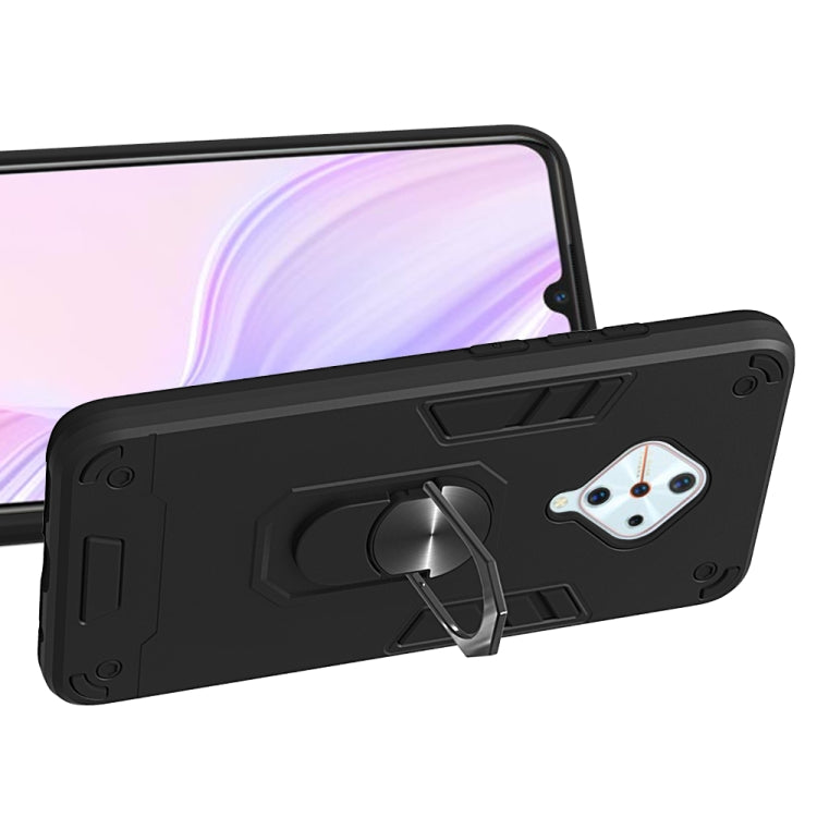 For vivo V17(Russia Version) / Y9s / S1 Pro 2 in 1 Armour Series PC + TPU Protective Case with Ring Holder