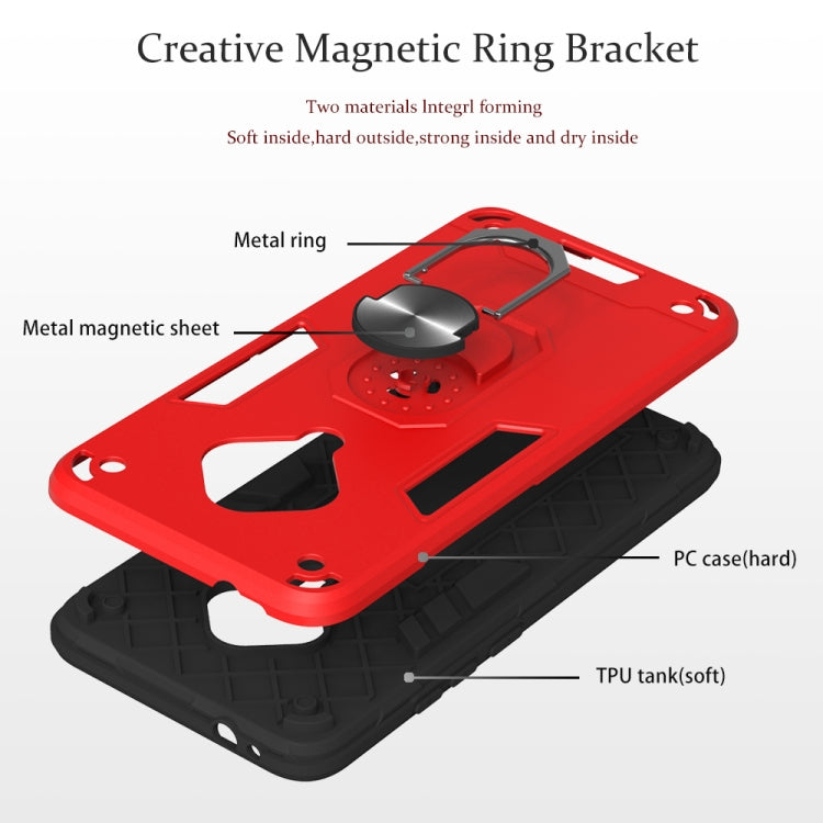 For vivo V17(Russia Version) / Y9s / S1 Pro 2 in 1 Armour Series PC + TPU Protective Case with Ring Holder