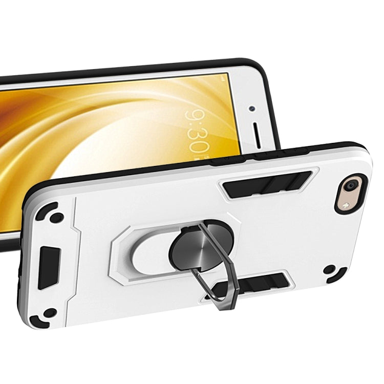 For vivo Y53 2 in 1 Armour Series PC + TPU Protective Case with Ring Holder