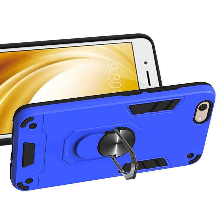 For vivo Y53 2 in 1 Armour Series PC + TPU Protective Case with Ring Holder