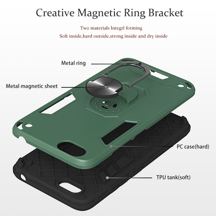 For vivo Y53 2 in 1 Armour Series PC + TPU Protective Case with Ring Holder