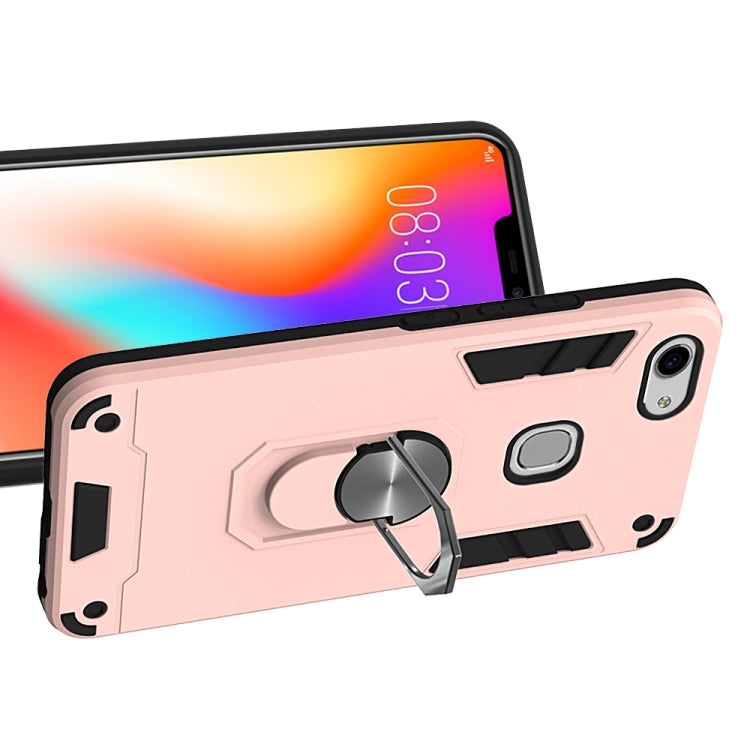 For vivo Y83 2 in 1 Armour Series PC + TPU Protective Case with Ring Holder