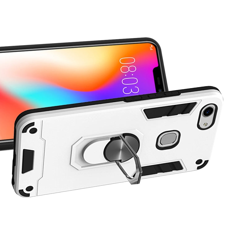 For vivo Y83 2 in 1 Armour Series PC + TPU Protective Case with Ring Holder