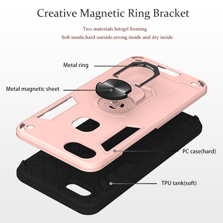 For vivo Y83 2 in 1 Armour Series PC + TPU Protective Case with Ring Holder