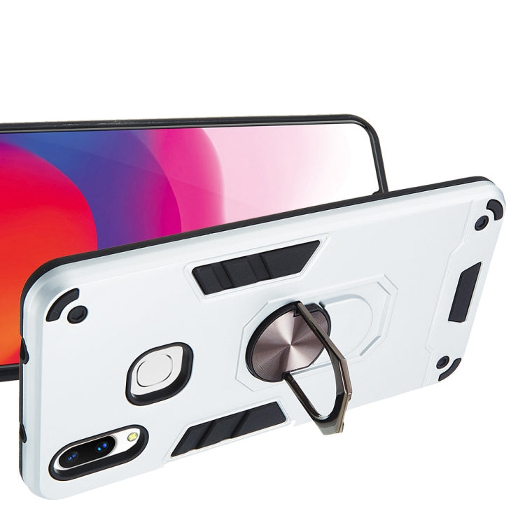For vivo X21 2 in 1 Armour Series PC + TPU Protective Case with Ring Holder