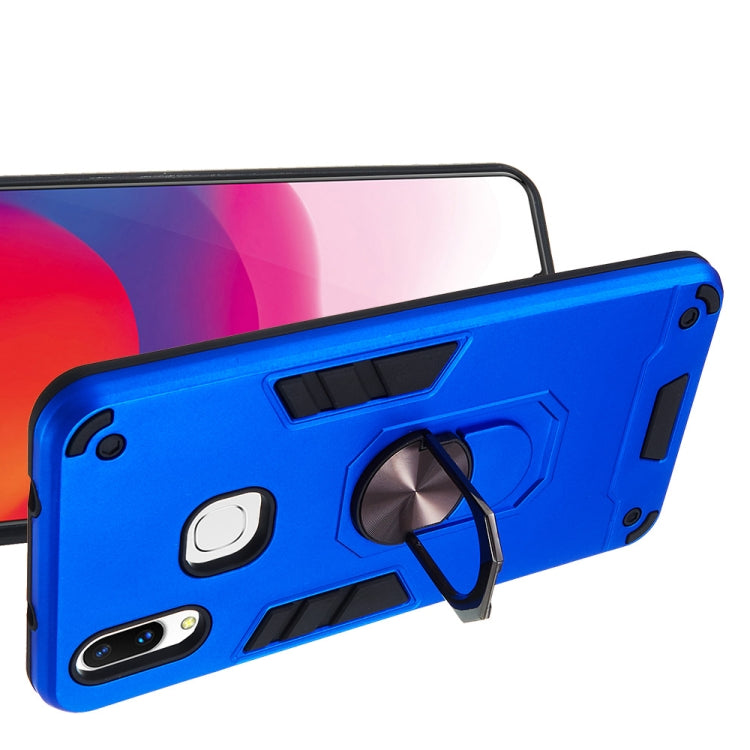 For vivo X21 2 in 1 Armour Series PC + TPU Protective Case with Ring Holder