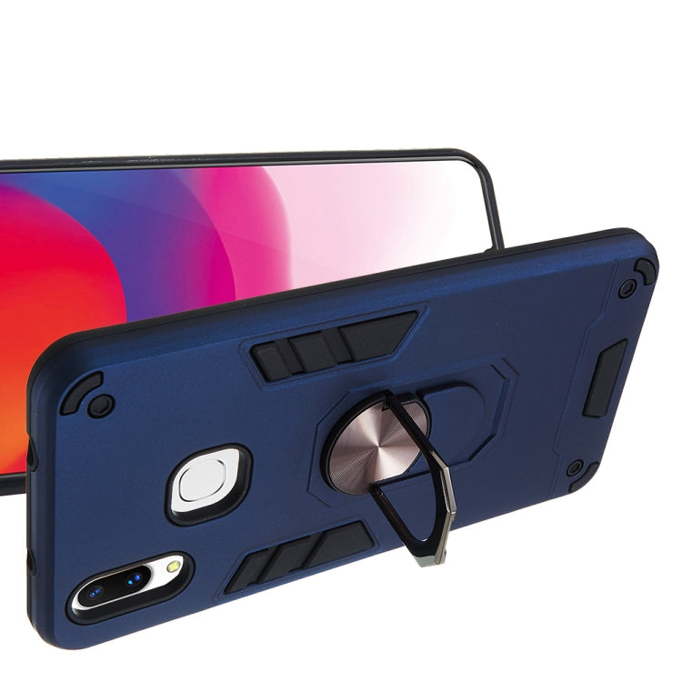 For vivo X21 2 in 1 Armour Series PC + TPU Protective Case with Ring Holder