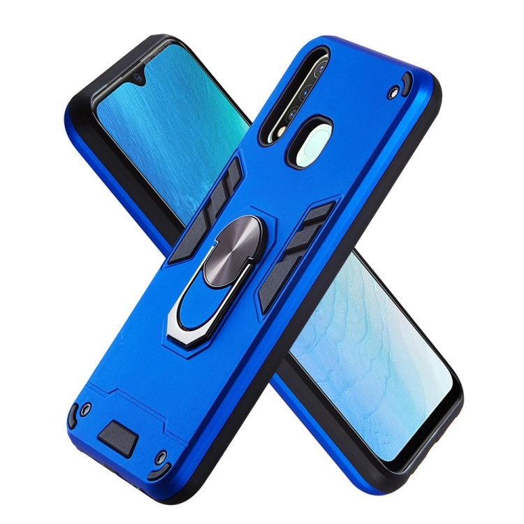 For vivo Y19 / Y5s / U3 / U20 2 in 1 Armour Series PC + TPU Protective Case with Ring Holder