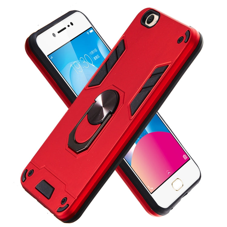 For vivo Y67 2 in 1 Armour Series PC + TPU Protective Case with Ring Holder