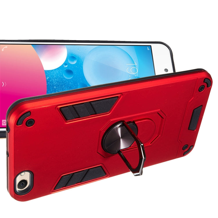 For vivo Y67 2 in 1 Armour Series PC + TPU Protective Case with Ring Holder