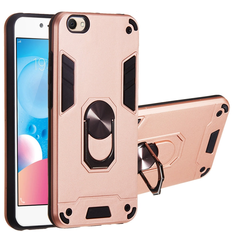 For vivo Y67 2 in 1 Armour Series PC + TPU Protective Case with Ring Holder