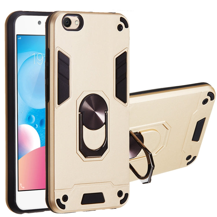For vivo Y67 2 in 1 Armour Series PC + TPU Protective Case with Ring Holder