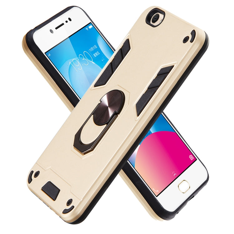 For vivo Y67 2 in 1 Armour Series PC + TPU Protective Case with Ring Holder